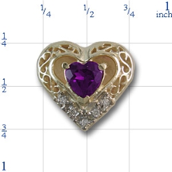 r9520 Amethyst Bracelet Slide 